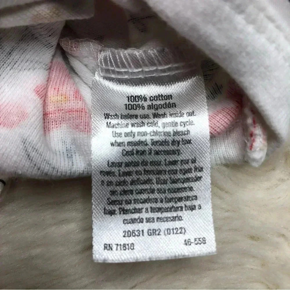 Gerber Onesie Diaper Shirt White  / Floral Size Newborn - Picture 14 of 16